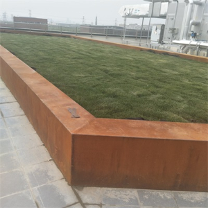 宿城耐候钢花池围边