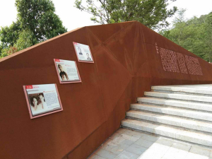 宿城耐候钢挡土墙